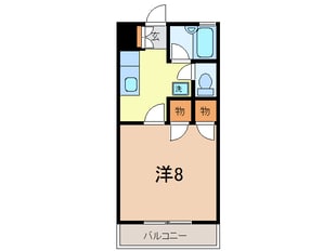 コーポ山喜の物件間取画像